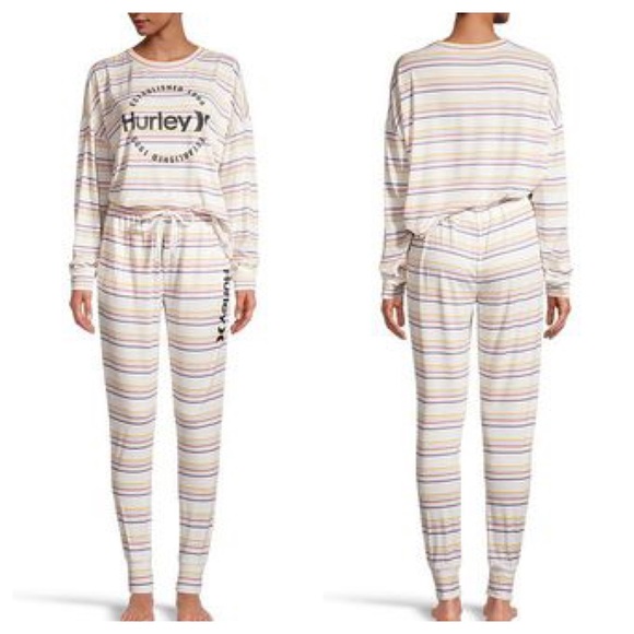 Hurley Intimates & Sleepwear New Hurley Tropical Stripe Jogger